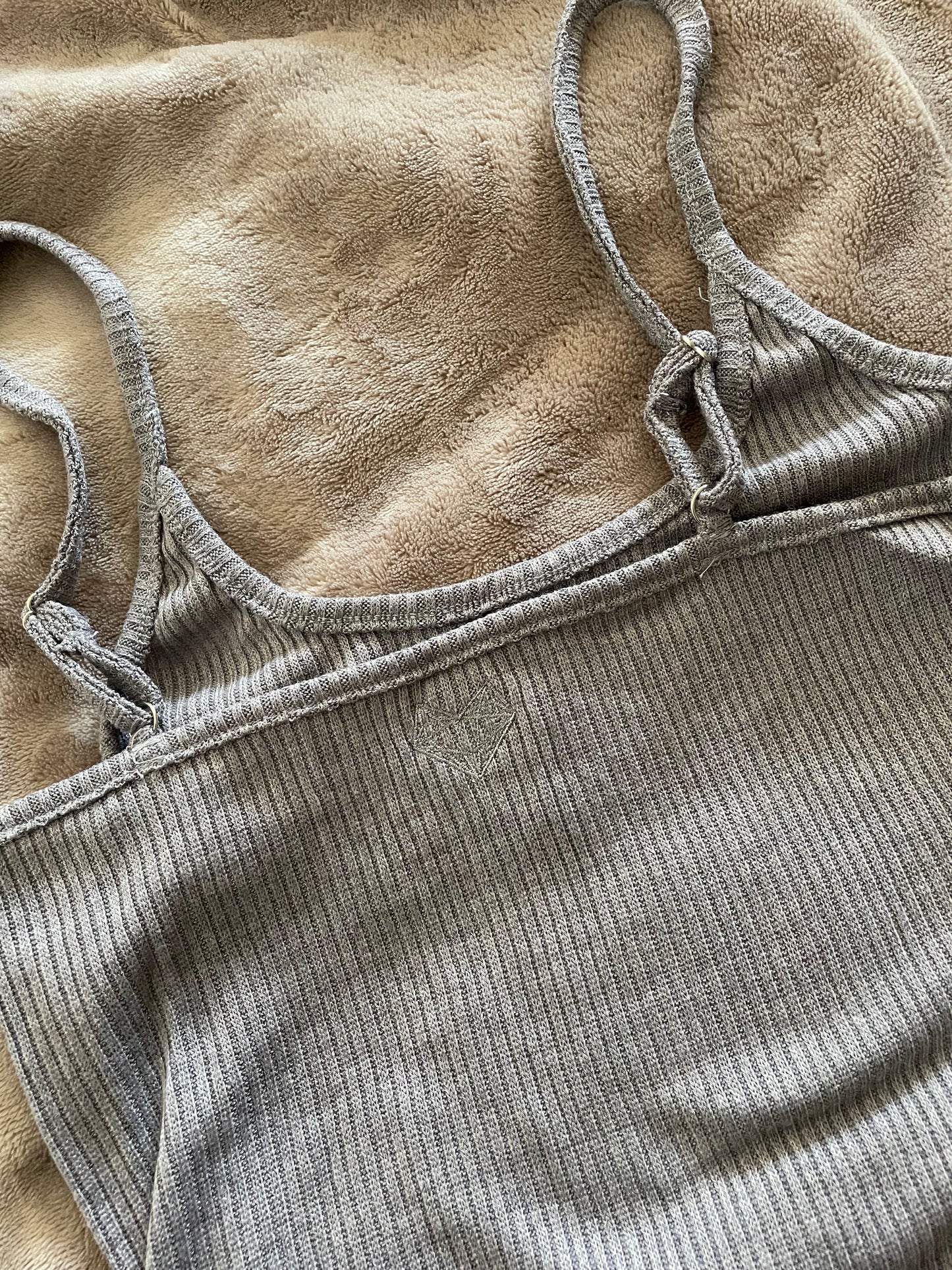 Rear flat lay of Knit Slip Dress