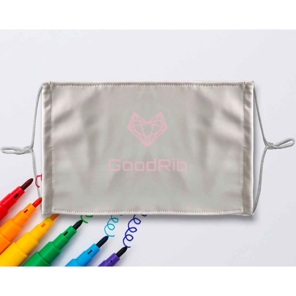 RibGear Pink Sublimation Colouring Face Mask
