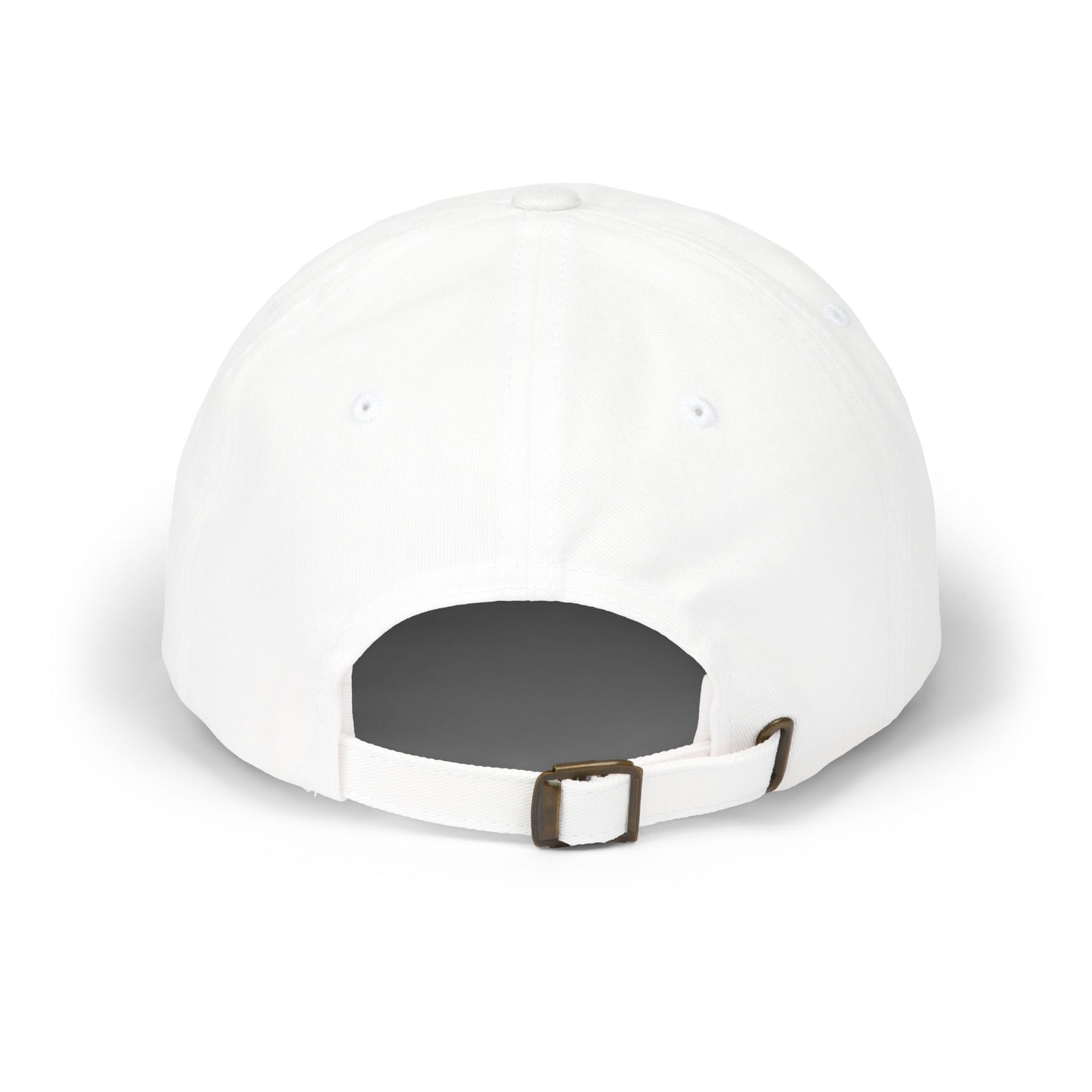 Classic Dad Cap - Stylish White Baseball Hat with GoodRib Logo