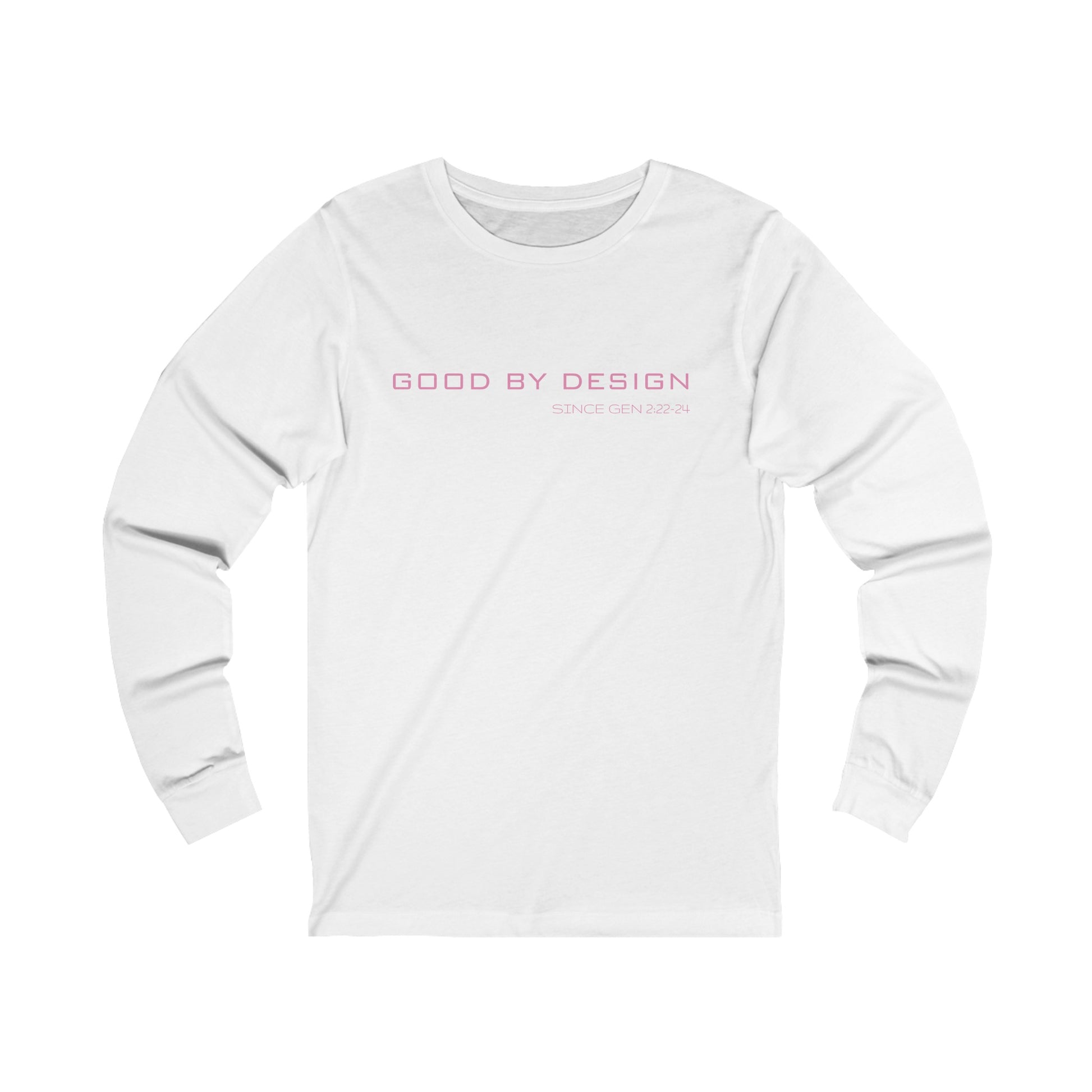 Good By Design Women's Long sleeve tee in white