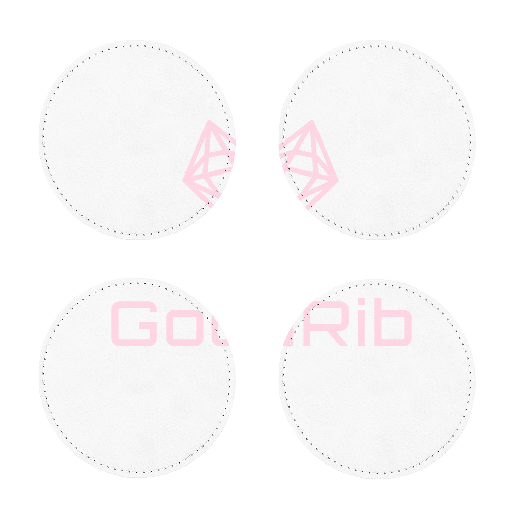 RibGear Pink Sublimation Coasters Pack of Four